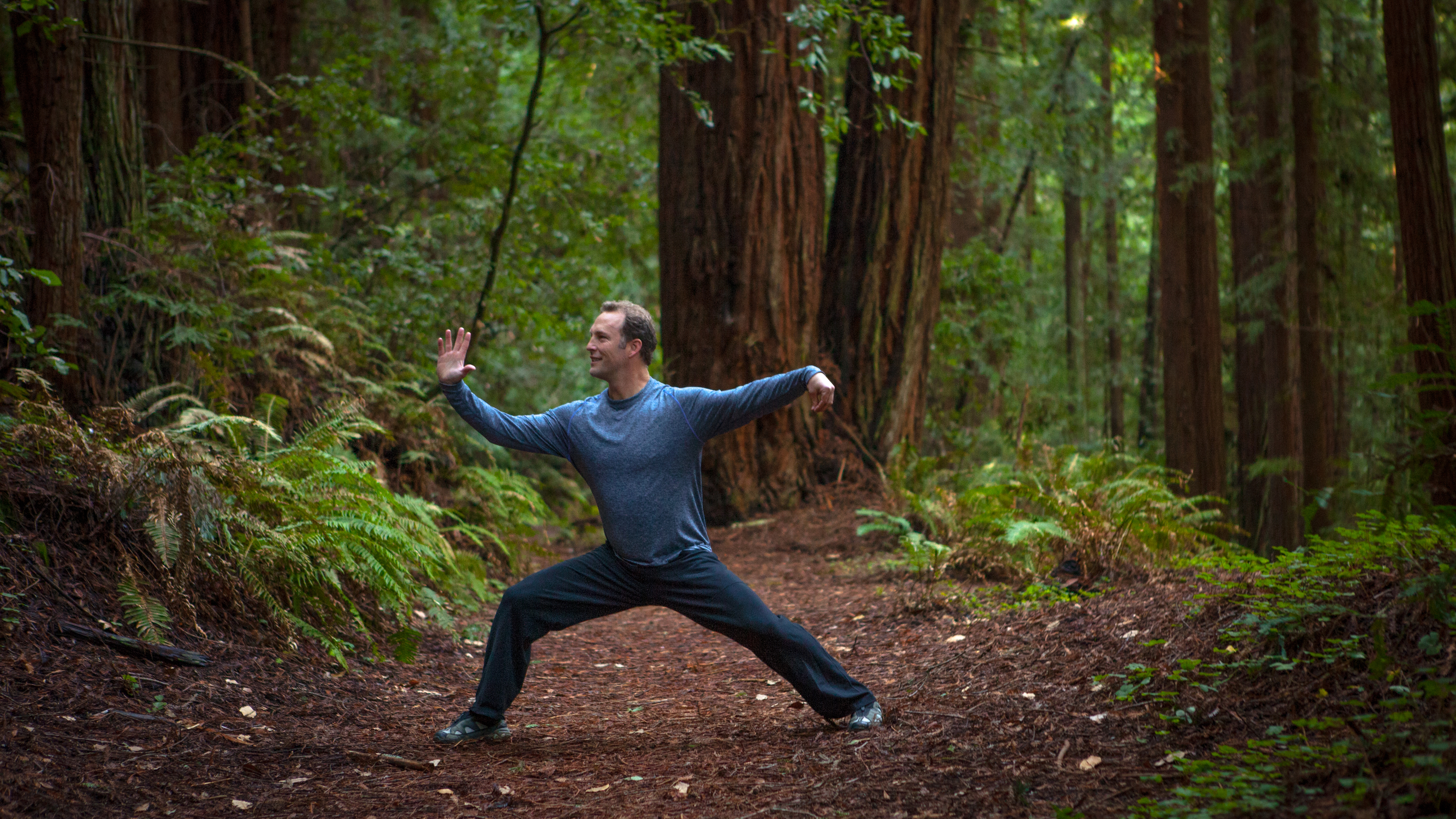 Lee Holden at Redwood National Park